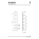 Herzbach LOGIC XL 4 Thermostat-Farbset 1 Blende eckig 5...