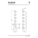 Herzbach LOGIC XL 5 Thermostat-Farbset 6 Blenden/Griffe...