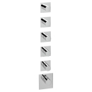 Herzbach LOGIC XL 5 Thermostat-Farbset 6 Blenden eckig 6...