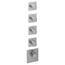 Herzbach LOGIC XL 4 Thermostat-Farbset 5 Blenden eckig 5...