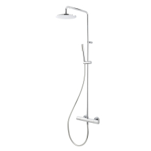 Herzbach LIVING SPA Duschsäule RB 200mm rund Stabhandbrause Chrom