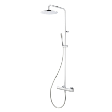 Herzbach LIVING SPA Duschsäule RB 250mm rund Stabhandbrause Chrom