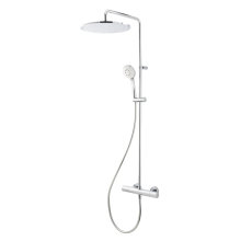 Herzbach LIVING SPA Duschsäule RB 300mm rund Multihandbrause Chrom