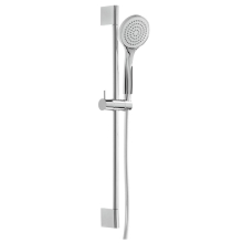 Herzbach LIVING SPA Wandstangenset Slide M 900mm Handbrause 100mm Chrom