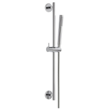 Herzbach LIVING SPA Wandstangenset rund 900mm Stabhandbrause ABS Chrom