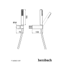 Herzbach LIVING SPA Wannenset Halter rund...