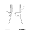 Herzbach LIVING SPA Wannenset Halter rund...
