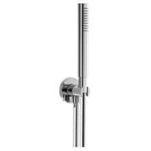 Herzbach LIVING SPA Wannenset ABG Halter rund Messing-Stabhandbrause 1600mm Chrom