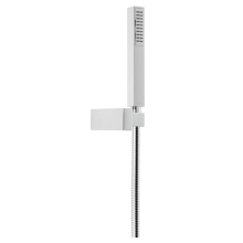 Herzbach LIVING SPA Wannenset Halter eckig Kunststoff-Stabhandbrause 1600mm Chrom