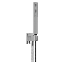 Herzbach LIVING SPA Wannenset ABG Halter eckig Messing-Stabhb. 1250mm Chrom