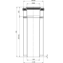 Atec Rohr PolyClassic kürzbar, konzentrisch,, DN...
