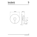 Herzbach DEEP iX Brausebatterie Farbset Edelstahl