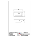 Schröder Rechteckwanne Malibu Eco 150x75x43 cm...