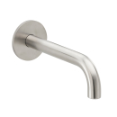 Herzbach DEEP iX Wandauslauf 210mm rund gewinkelt Edelstahl