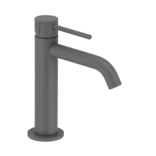 Herzbach DEEP GREY WT-Einlochbat. Slim S-Size ohne Ablauf Grau matt