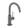 Herzbach DEEP GREY WT-Einlochbat. Slim M-Size Griff seitl. ohne Ablauf Grau matt