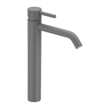 Herzbach DEEP GREY WT-Einlochbatterie XL-Size Schaft ohne Ablauf Grau matt