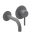 Herzbach DEEP GREY Waschtisch-Wandbatterie Farbset 160mm Grau matt