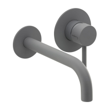 Herzbach DEEP GREY Waschtisch-Wandbatterie Farbset 210mm Grau matt