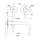 Herzbach DEEP GREY Waschtisch-Wandbatterie Farbset 210mm Grau matt