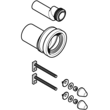 Geberit PE Anschlussgarniturfür Wand-WC, etagiert 25mm d= 90mm