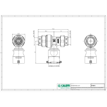 Caleffi 573 Systemtrenner Typ CA 1/2"