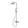 Herzbach LIVING SPA Duschsäule RB 250mm rund Stabhandbrause Grau matt