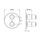 Herzbach LIVING Thermostat-Farbset 1 Verbraucher rund...