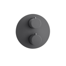 Herzbach LIVING Thermostat-Farbset 3 Verbraucher rund rund Grau matt