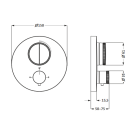 Herzbach LIVING PUSH Thermostat-Farbset 2 Verbraucher...