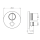 Herzbach LIVING PUSH Thermostat-Farbset 2 Verbraucher rund rund Grau matt