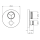 Herzbach LIVING PUSH Thermostat-Farbset 3 Verbraucher rund rund Grau matt