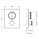 Herzbach LIVING PUSH Thermostat-Farbset 2 Verbraucher...