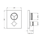 Herzbach LIVING PUSH Thermostat-Farbset 3 Verbraucher...