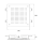Herzbach LIVING SPA Deckeneinbau-Regenbrause 380x380mm Grau matt