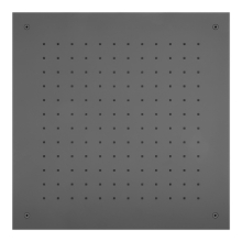 Herzbach LIVING SPA Deckeneinbau-Regenbrause 500x500mm Grau matt