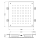 Herzbach LIVING SPA Deckeneinbau-Regenbrause 500x500mm Grau matt