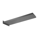 Herzbach LIVING SPA Wand-Regenbrause 537x165mm Grau matt