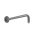 Herzbach LIVING SPA Wandarm 350mm 70 rund gewinkelt Grau matt