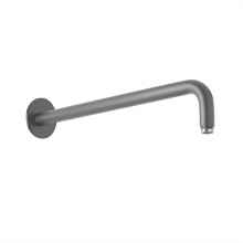 Herzbach LIVING SPA Wandarm 420mm 70 rund gewinkelt Grau matt