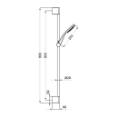 Herzbach LIVING SPA Wandstangenset Slide M 900mm...