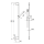 Herzbach LIVING SPA Wandstangenset Slide M 900mm Stabhandbrause Grau matt