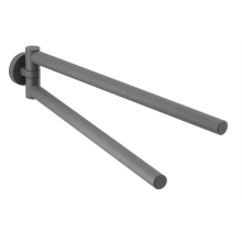 Herzbach LIVING Handtuchhalter 340mm zweiteilig Grau matt
