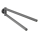 Herzbach LIVING Handtuchhalter 340mm zweiteilig Grau matt