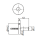 Herzbach LIVING Handtuchhaken 62mm Grau matt