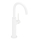Herzbach DEEP WHITE WT-Einlochbat. Slim L-Size Schaft Griff seitl. o. Ablauf Weiß matt