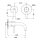 Herzbach DEEP WHITE Waschtisch-Wandbatterie Farbset 160mm Weiß matt