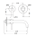 Herzbach DEEP WHITE Waschtisch-Wandbatterie Farbset 210mm Weiß matt
