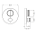 Herzbach LIVING PUSH Thermostat-Farbset 2 Verbraucher rund rund Weiß matt