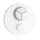 Herzbach LIVING PUSH Thermostat-Farbset 3 Verbraucher rund rund Weiß matt